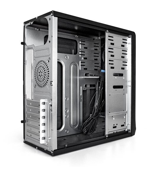Компьютерный корпус ExeGate EX278393RUS Miditower ExeGate CP-603 Black, ATX, (CP500W, 80мм), 2хUSB+2хUSB 3.0, Audio