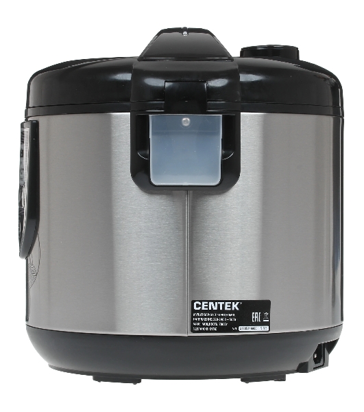 Мультиварка Centek CT-1498 Ceramic черный, сталь 700 Вт, 5.0л, КЕРАМИЧЕСКОЕ ПОКРЫТИЕ ЧАШИ, 10 пр-м.