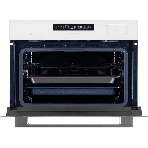 Духовой Шкаф электрический с паром Maunfeld MCMO5016STGW, 50л, дверца с 2 стеклами, белый, фото17