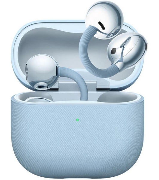Наушники TWS Huawei FreeClip 2 синий, открытые (клипсы), Bluetooth, быстрая зарядка, до 8 ч