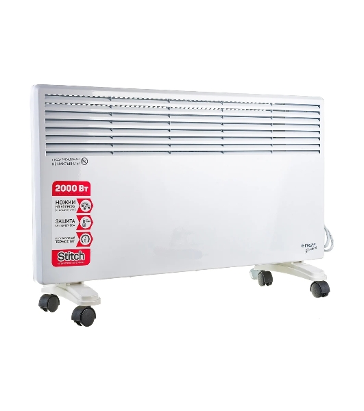 Конвектор электрический Engy EN-2000 Standard, 2000 Вт, 25 м2, термостат (010553)