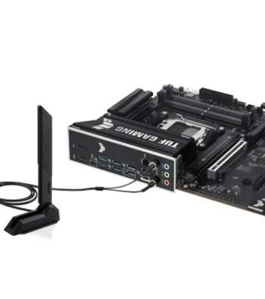 Материнская плата ASUS TUF GAMING B650-E WIFI, AM5, AMD B650, 4xDDR5, 4xSATA, 3xM.2, 1xPCIe 4.0 x16, 1xPCIe 4.0 x16, 1xPCIe x1, 1xDP, 1xHDMI, 1x2.5Gb LAN, Wi-Fi 6E, Bluetooth 5.3, 2xUSB-C (1x10Gbps, 1x20Gbps), 3xUSB-A 5Gbps, 2xUSB-A 10Gbps, 3xUSB-A 2.0, 5x3.5 мм, 7.1, ATX