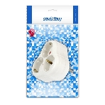 Тройник Smartbuy (SBE-16-A01-3z) 3 гнезда с заземлением круглый белый 16А 250В, фото2