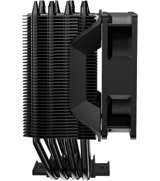 Устройство охлаждения(кулер) Cooler Master Hyper 411 Nano Soc-AM5/AM4/1200/1700/1851 черный 4-pin 30.04dB Al+Cu 180W Ret (RR-H410-25PK-R1)