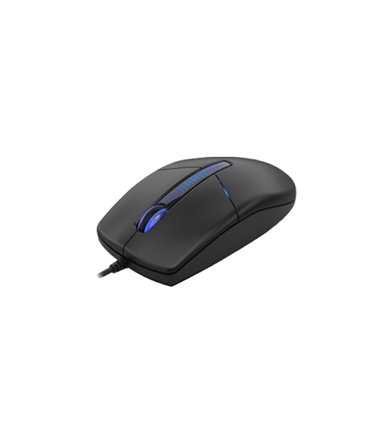 Мышь проводная A4Tech N-530S черный, 1200 dpi, USB, кнопки - 3