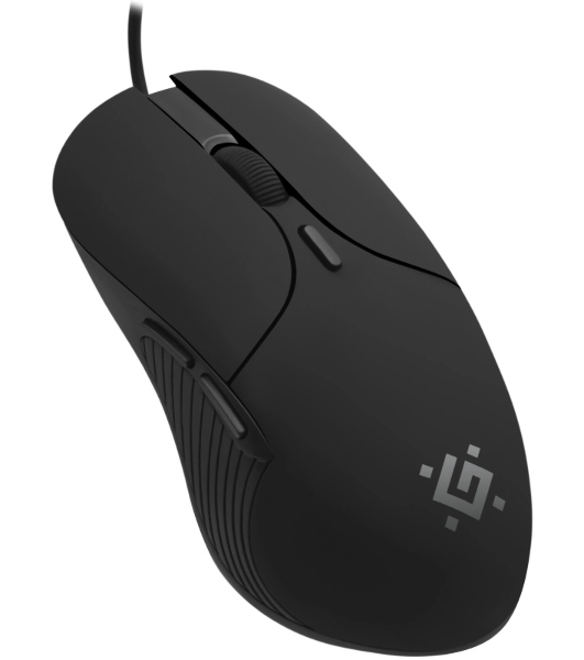 Мышь проводная Defender Oria GM-178 черный, 3600 dpi, USB, кнопки - 6