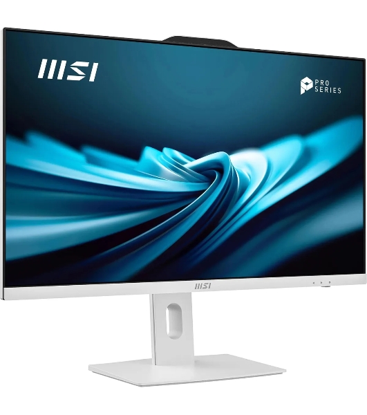 Моноблок MSI PRO AP272P 14M-617XRU 27'(1920x1080 IPS)/Intel Core i5 14400(2.5Ghz)/16Gb/512PCISSDGb/noDVD/Int:Intel UHD Graphics 730/Cam/BT/WiFi/-/war 1y/4.63kg/белый/noOS + Wireless KB+M (9S6-AF8322-1060)
