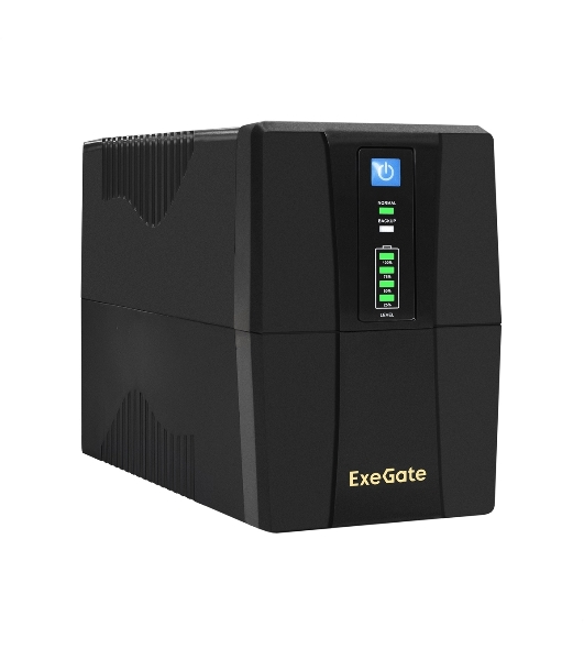 Источник бесперебойного питания ExeGate EP276528RUS Power Back BNB-650 650VA, черный, 2 евророзетки