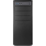 Корпус Foxline FL-886-FL500R-U32, Midi-Tower, чёрный, БП 500 Вт, фото2