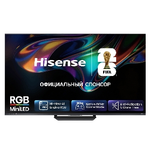 Телевизор Hisense 65' 65UR8S темно-серый RGB Mini LED 4K UHD 180Hz Smart TV