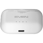 Наушники TWS SVEN E-701BT белый, внутриканальные, Bluetooth, сенсорное управление, до 3 ч, фото2