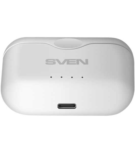 Наушники TWS SVEN E-701BT белый, внутриканальные, Bluetooth, сенсорное управление, до 3 ч