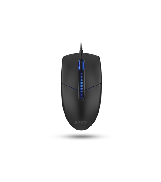 Мышь проводная A4Tech N-530S черный, 1200 dpi, USB, кнопки - 3