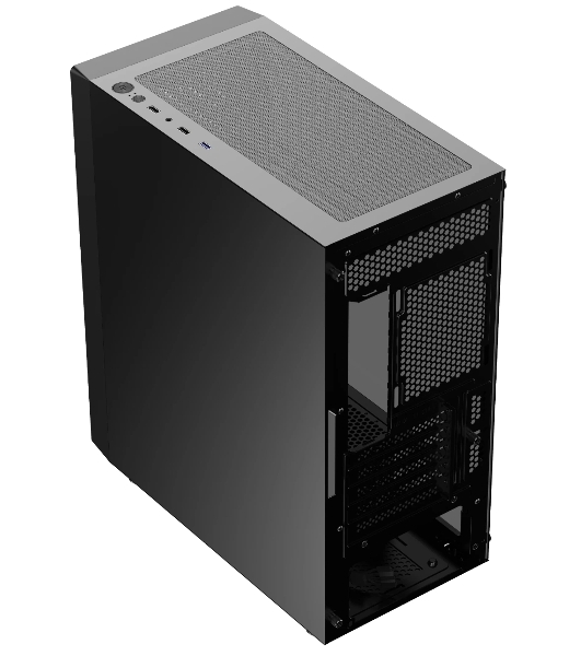 Компьютерный корпус Ocypus Gaммa C50 без БП черный (Gaммa-C50-BKG000XX-GL)