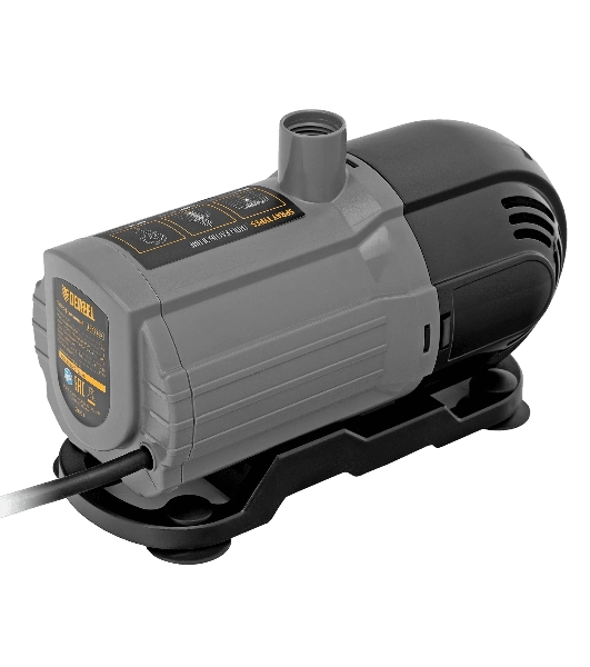 Насос фонтанный Denzel FNP31-24 31 Вт, подъем 2,4 м, 1500 л/ч, колокольчик/2 каскада/гейзер