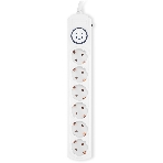 Сетевой фильтр Ippon BK-6-EU-5-10-W 5 м, 6 розеток, белый, коробка, фото 1