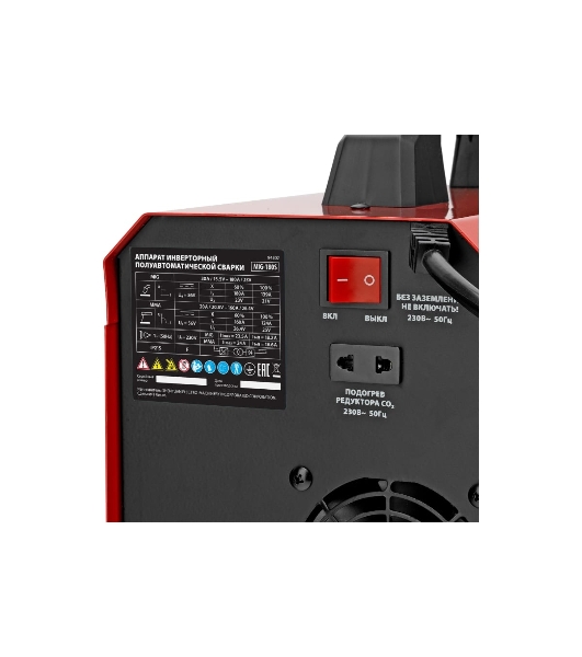 Аппарат инвертор. полуавтомат. cварки MTX MIG-180S, 180A, ПВ 60%, катушка 5 кг