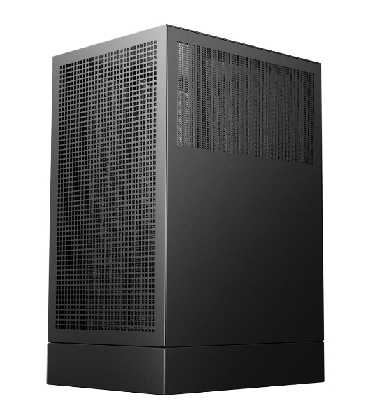 Компьютерный корпус Deepcool CH170 DIGITAL черный без БП mini-ITX 1x120мм 1xUSB 2.0 1xUSB 3.0 audio bott PSU