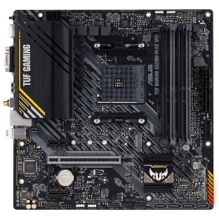 Материнская плата ASUS TUF GAMING A520M-PLUS WIFI, AM4, AMD A520, 4xDDR4, 4xSATA, 1xM.2, 1xPCIe 3.0 x16, 2xPCIe x1, 1xVGA, 1xHDMI, 1xDP, 1x 1Gb LAN, 2xUSB-A 3.2 Gen 1, 2xUSB-A 2.0, 3x3.5 мм, 7.1, mATX