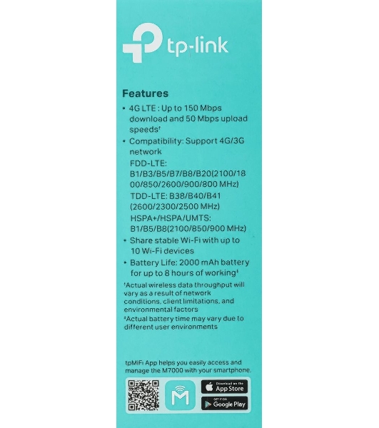 Мобильный Wi-Fi роутер TP-Link M7000