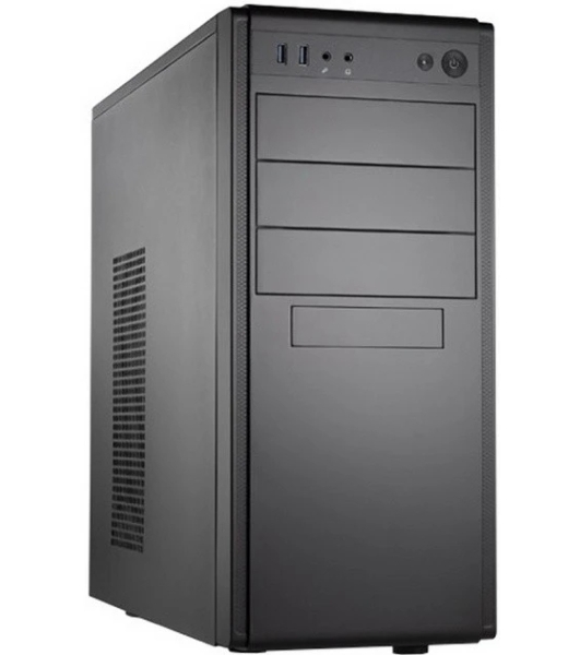 Корпус Foxline FL-886-FL500R-U32, Midi-Tower, чёрный, БП 500 Вт