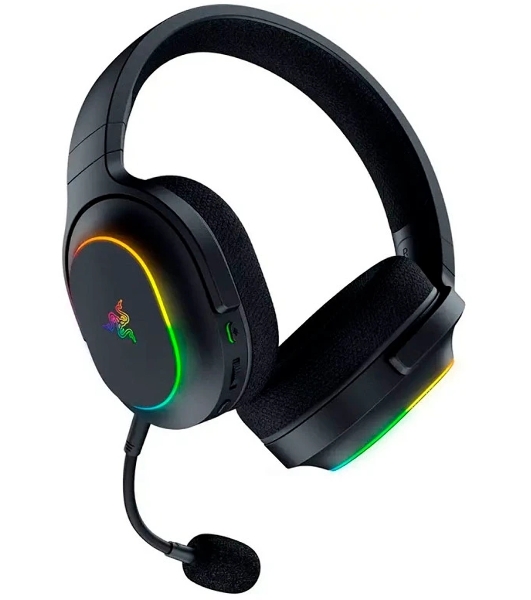 Гарнитура Razer Barracuda X Chroma чёрный, беспроводная, радиоканал, до 70 ч, съёмный микрофон, подсветка