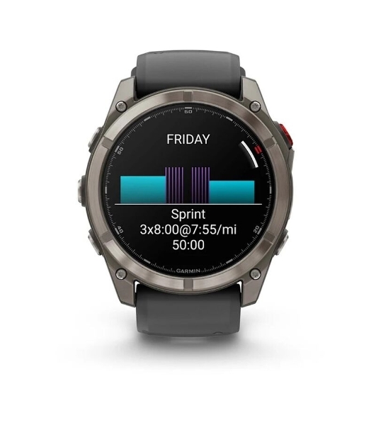 Умные часы Garmin Fenix 8 Pro 51mm AMOLED, 1.4' AMOLED, ANT+, Bluetooth, Wi-Fi, NFC, 10 ATM, серебристый / желтый