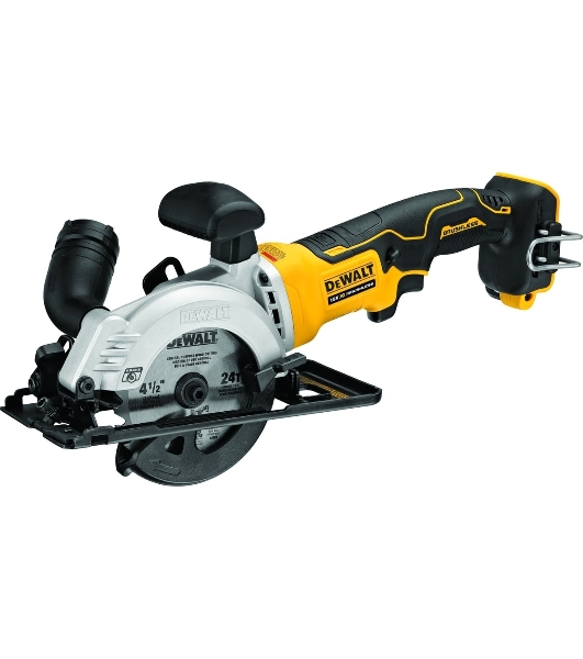 Мини циркулярная аккумуляторная ручная пила DeWALT 115 мм, 18В DCS571N