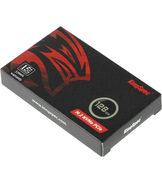 Накопитель SSD KingSpec NE-128, 128Gb, PCIe 3.0 x4, M.2 2280, R/W 1800/600