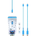 Мышь беспроводная A4Tech Bloody R73 Ultra Duo белый/рисунок оптическая 20000dpi беспров. USB/USB-C 7but (R73 ULTRA DUO NYX MIRAGE), фото2
