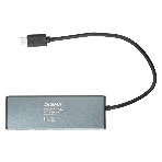 USB-концентратор Digma HUB-4U3.0-UC-G, USB-C, USB 3.0 4 порта, USB, фото2