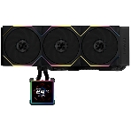 Система водяного охлаждения Lian-Li HydroShift II LCD-S 360TL ARGB Soc-AM5/AM4/1700/1851 черный 4-pin 33dB Al+Cu LCD Ret (G89.GHS2LCDS36TB.R0), фото 1