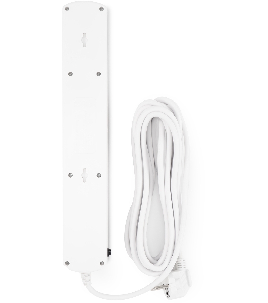 Сетевой фильтр Ippon BK-6-EU-5-10-W 5 м, 6 розеток, белый, коробка