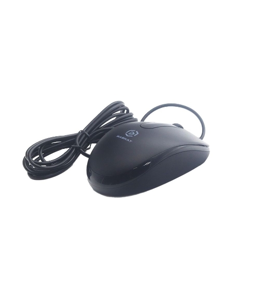 Мышь проводная Raskat M015 черный, 1000 dpi, USB, кнопки - 3