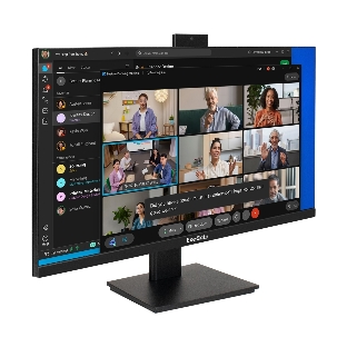 Монитор 27' ExeGate SuperView EA2700A IPS 1920x1080, 75 Гц, 5 мс, 16:9, 250 кд/м², HDMI 1.4, VGA, веб-камера (2 Мп), 3.5 мм, черный