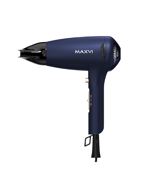 Фен Maxvi HD2001 синий, 2000 Вт
