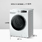 Стиральная машина Samsung WW11CG604CLELP белый, загрузка фронтальная 11 кг, 1400 об/мин, класс: A+++, фото2