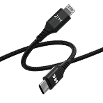 Кабель MORE CHOICE (4620202554178) K69ia 2м USB 3.0A PD 27W для Lightning ng 8-pin Type-C - 2м, черный, фото4