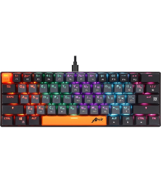 Клавиатура проводная Defender USB APEX GK-002 RU