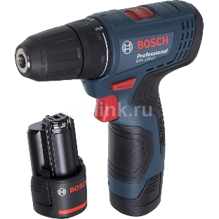 Дрель-шуруповерт Bosch GSR-120, 12 В, 2 Ач, 30 Нм, щеточный