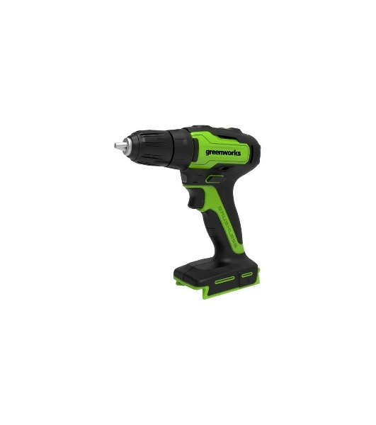 Дрель-шуруповерт GREENWORKS GD24DD35, 24 В, 2 Ач, 35 Нм, бесщеточный