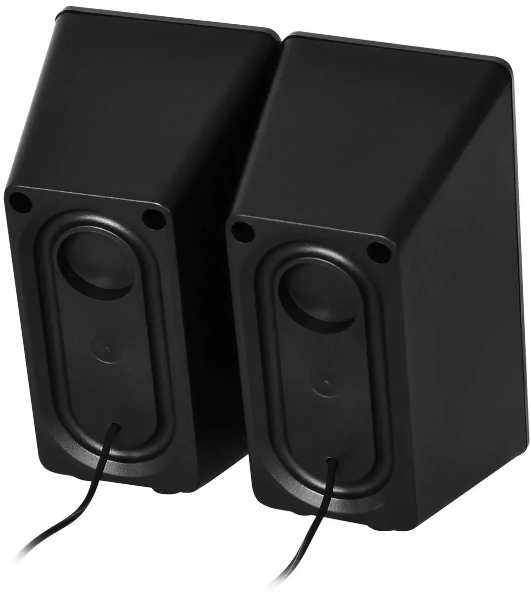 Акустическая система Oklick OK-165 2.0 черный 6Вт