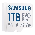 Флеш карта Samsung EVO Plus, microSDXC 1Tb, Class 10, A2, V30, UHS-I (U3), W 90 МБ/с, R 160 МБ/с, адаптер на SD, фото4