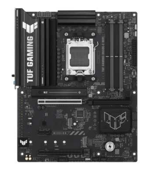 Материнская плата ASUS TUF GAMING B650-E WIFI, AM5, AMD B650, 4xDDR5, 4xSATA, 3xM.2, 1xPCIe 4.0 x16, 1xPCIe 4.0 x16, 1xPCIe x1, 1xDP, 1xHDMI, 1x2.5Gb LAN, Wi-Fi 6E, Bluetooth 5.3, 2xUSB-C (1x10Gbps, 1x20Gbps), 3xUSB-A 5Gbps, 2xUSB-A 10Gbps, 3xUSB-A 2.0, 5x3.5 мм, 7.1, ATX