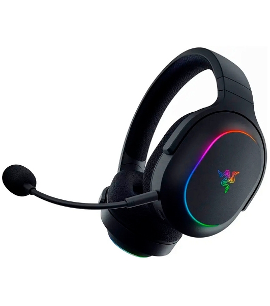 Гарнитура Razer Barracuda X Chroma чёрный, беспроводная, радиоканал, до 70 ч, съёмный микрофон, подсветка