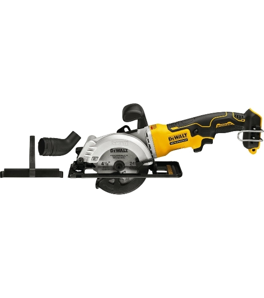 Мини циркулярная аккумуляторная ручная пила DeWALT 115 мм, 18В DCS571N