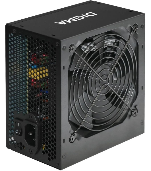 Блок питания Digma DPSU-750W-WH RTL, 750Вт, 80 PLUS, 120мм, черный