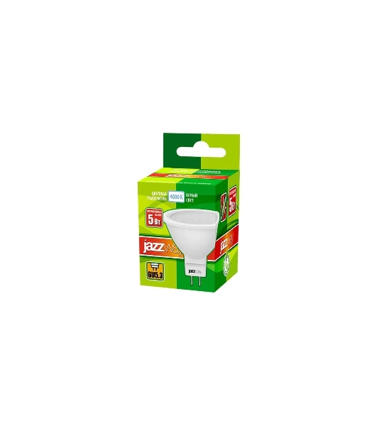Лампа светодиодная JazzWay PLED-ECO-JCDR 5Вт 4000К белый GU5.3 400лм 220-240В