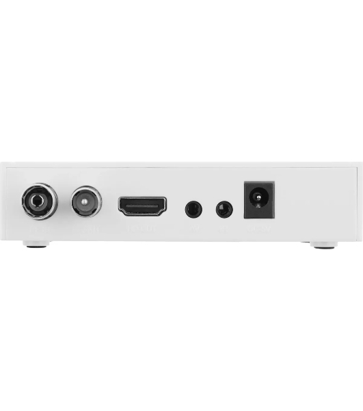 Приставка для цифрового ТВ Cadena CDT-2214SB белый, DVB-T2, DVB-T, HDMI, USB 2.0