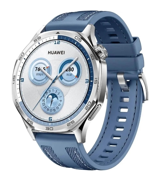 Умные часы Huawei Watch GT 5, 1.43' AMOLED, Bluetooth, NFC, GPS, IP69K, синий
